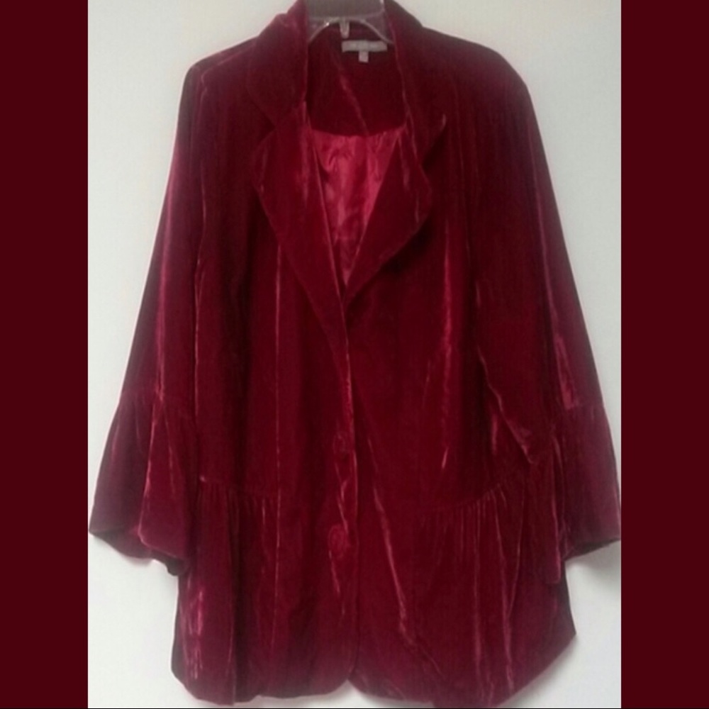 In search of red velvet coat.